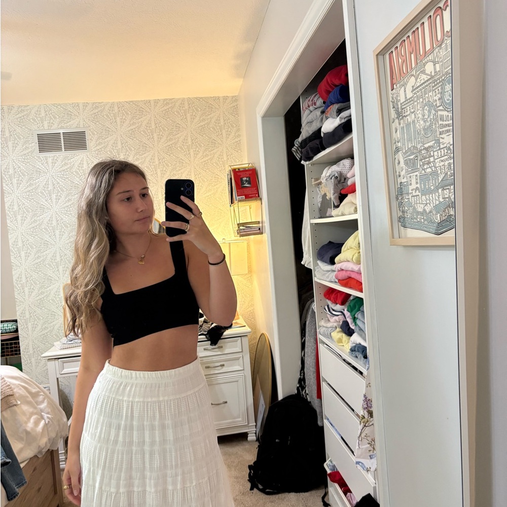 Zara Black Crop Top